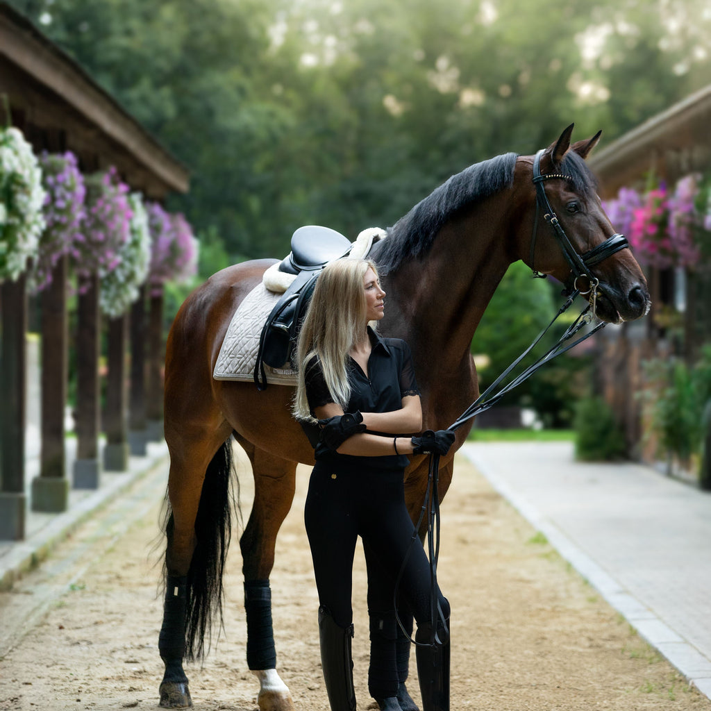 ED-Velvet Crystal Schabracke Dressage