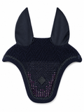ED-Diamond Stripes Fliegenmütze schwarz pink