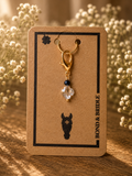 Lucky Charm Crystal Clover blau