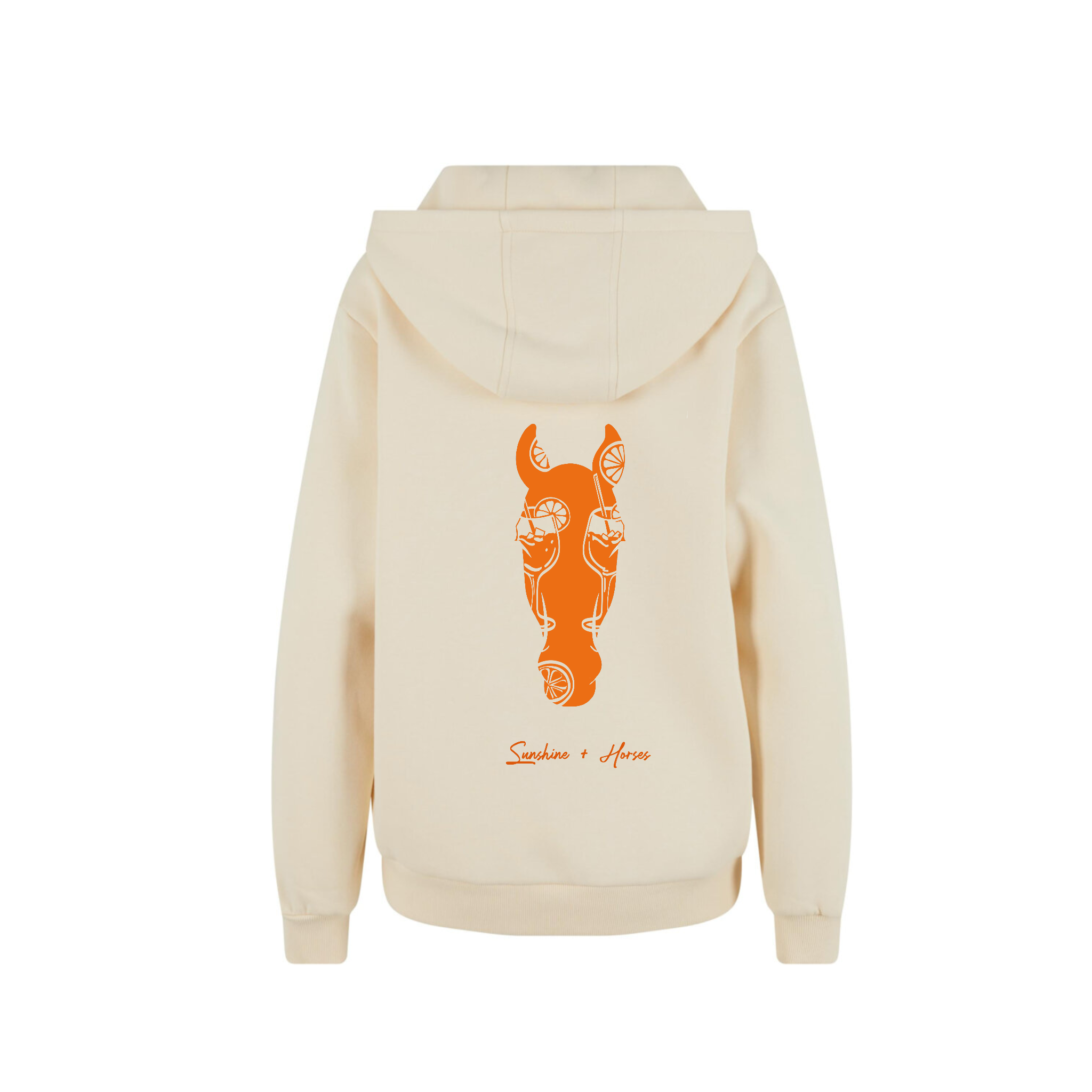 Jacke Sunshine + Horses creme/ orange