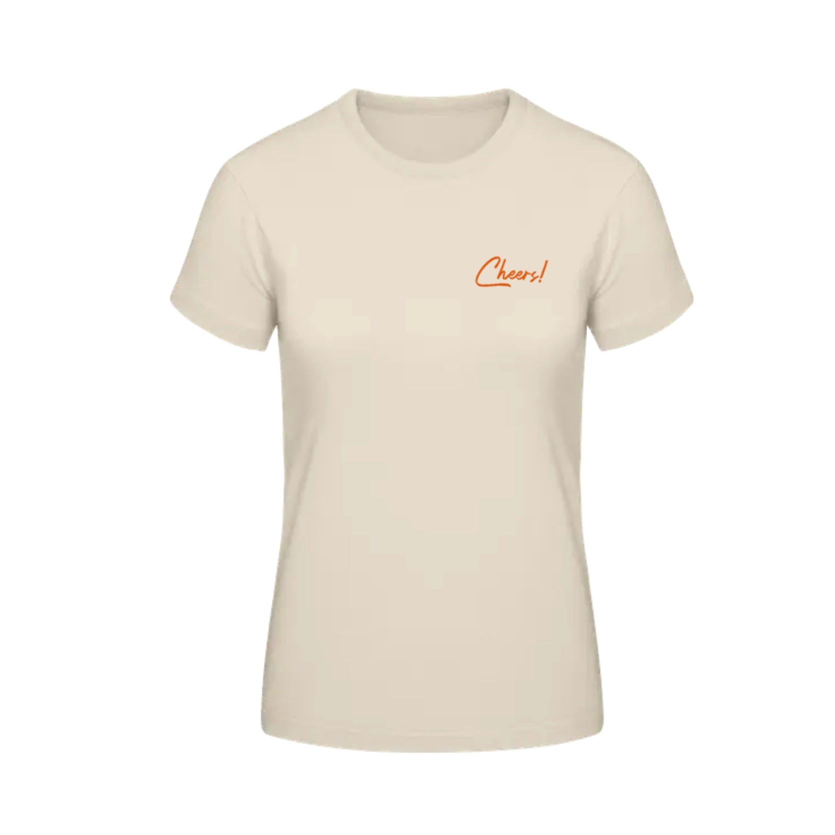 T-Shirt Sunshine + Horses creme/ orange