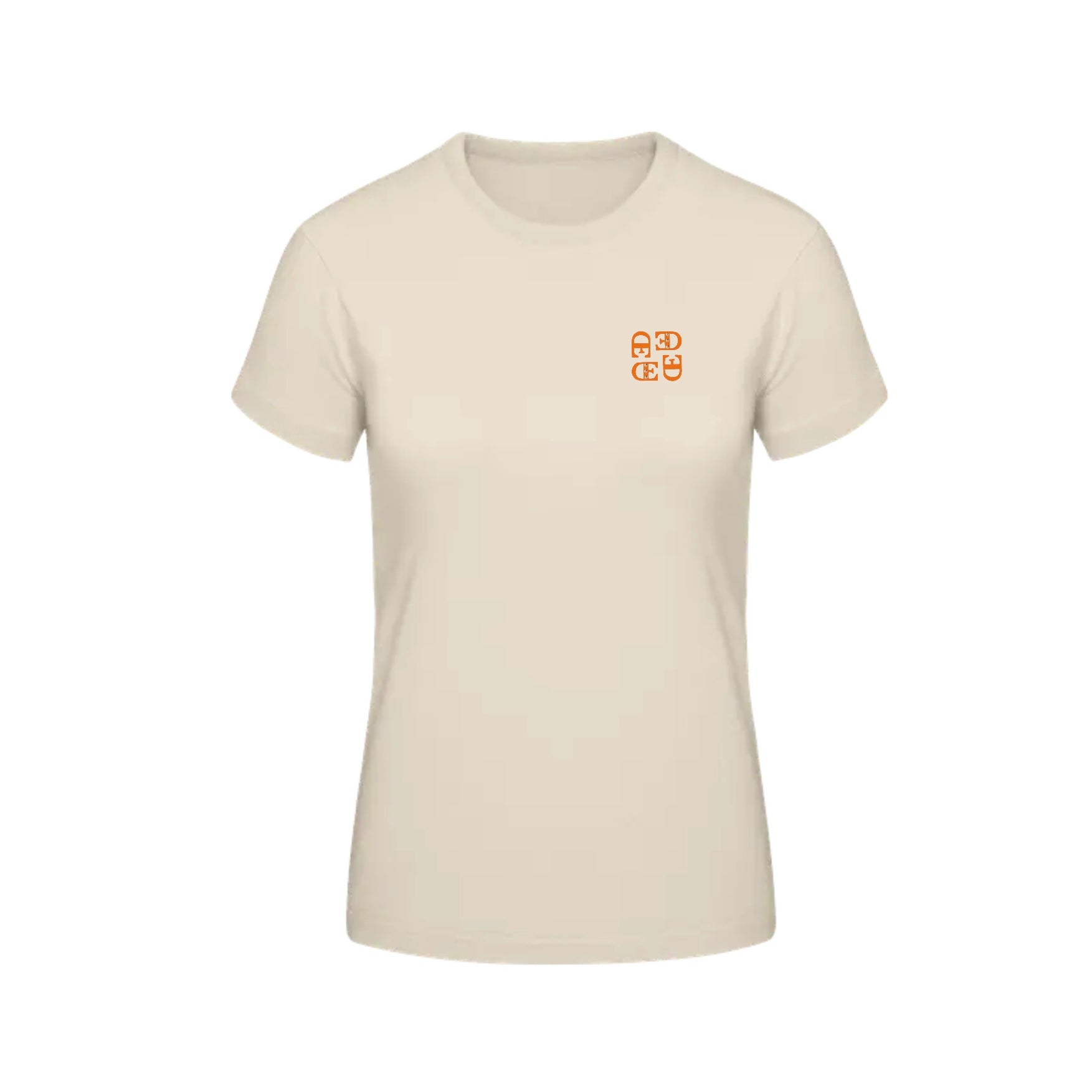 T-Shirt Sunshine + Horses creme/ orange Crystal