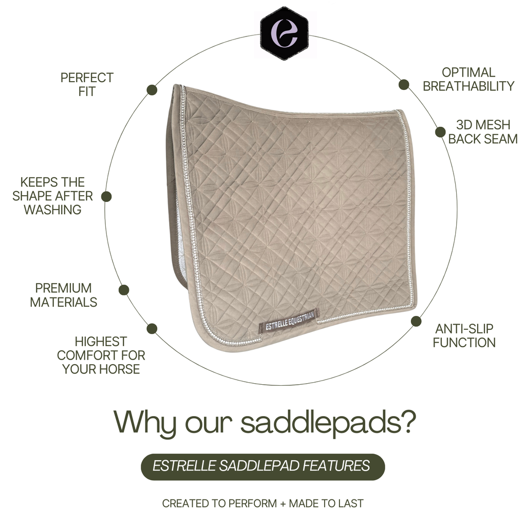 ED-Velvet Crystal Schabracke Dressage