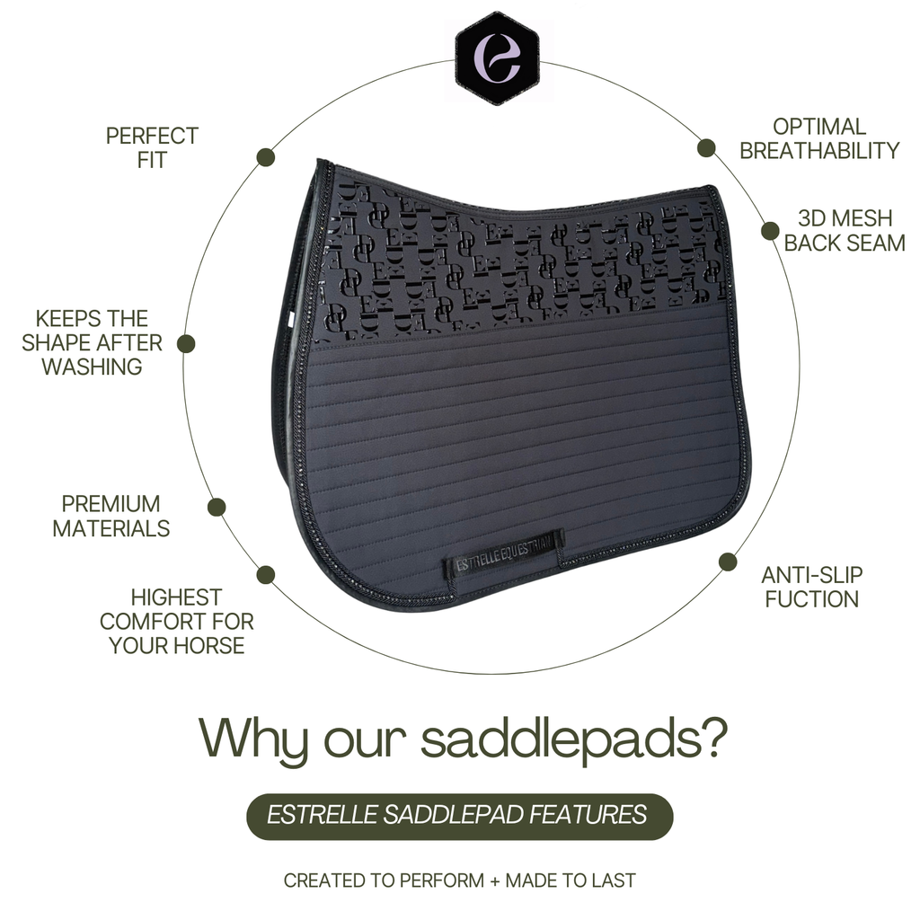 Jersey Grip Tec. Schabracke Dressage