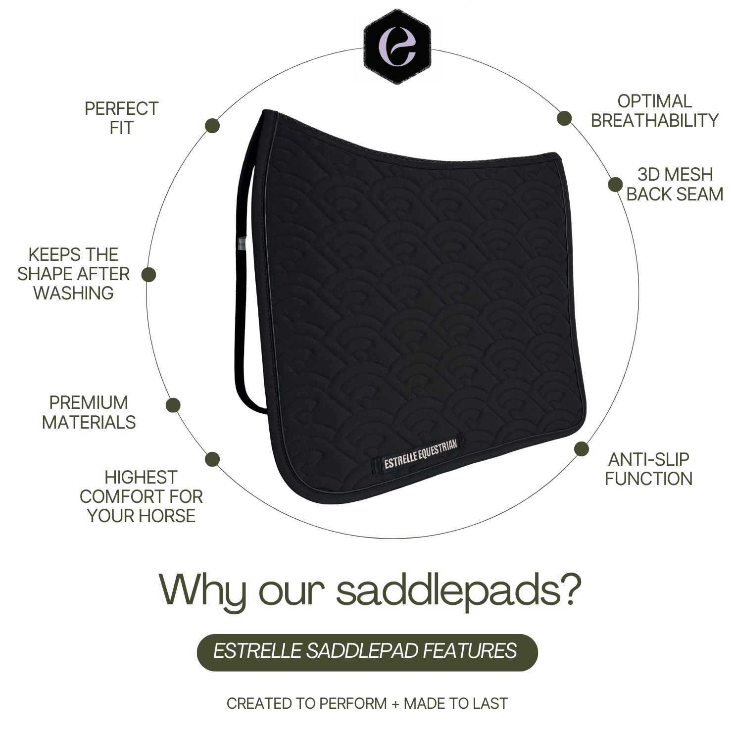 ED-Ocala Softshell Schabracke Dressage