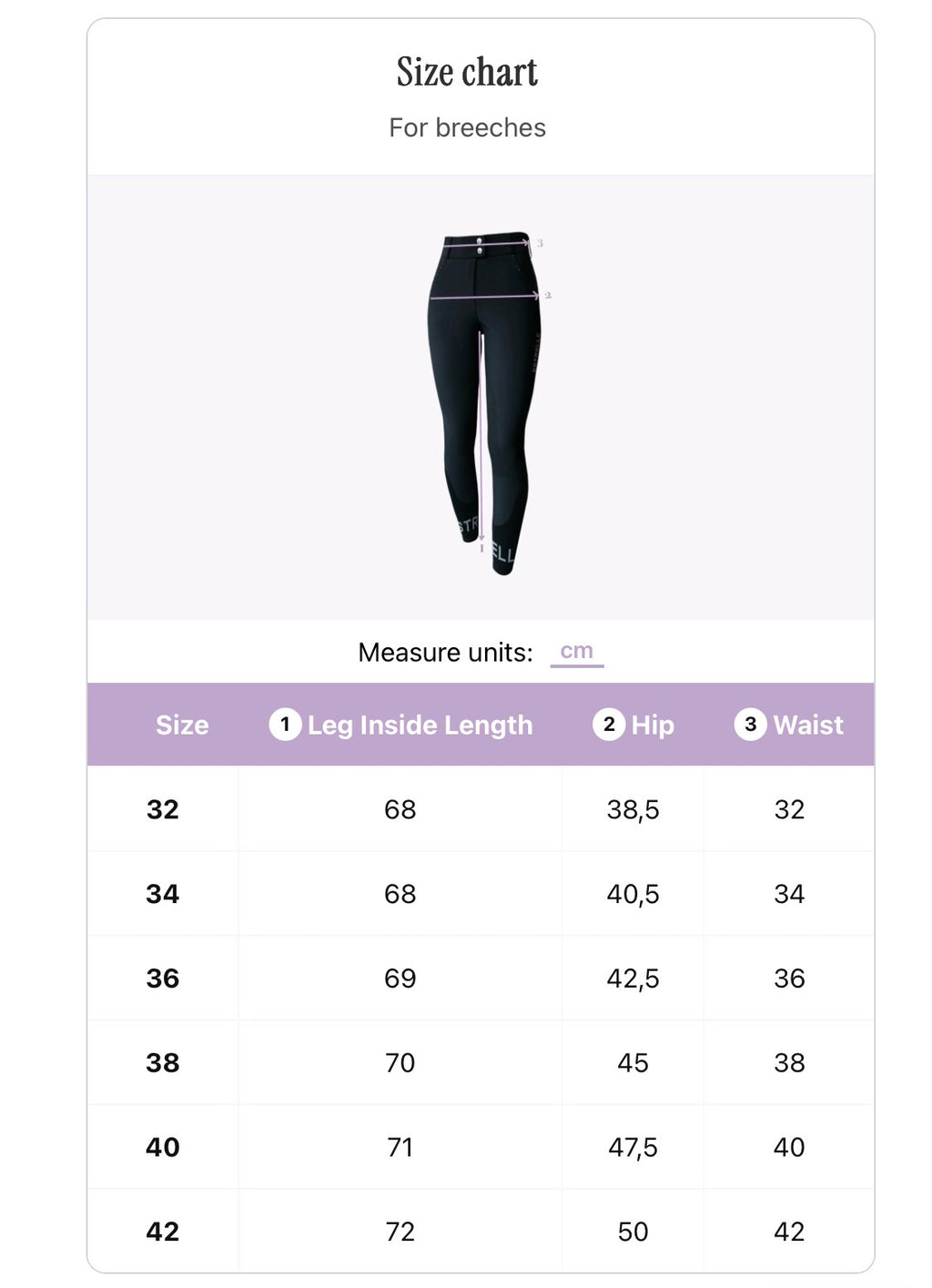 ED-Crystal Chain Reithose