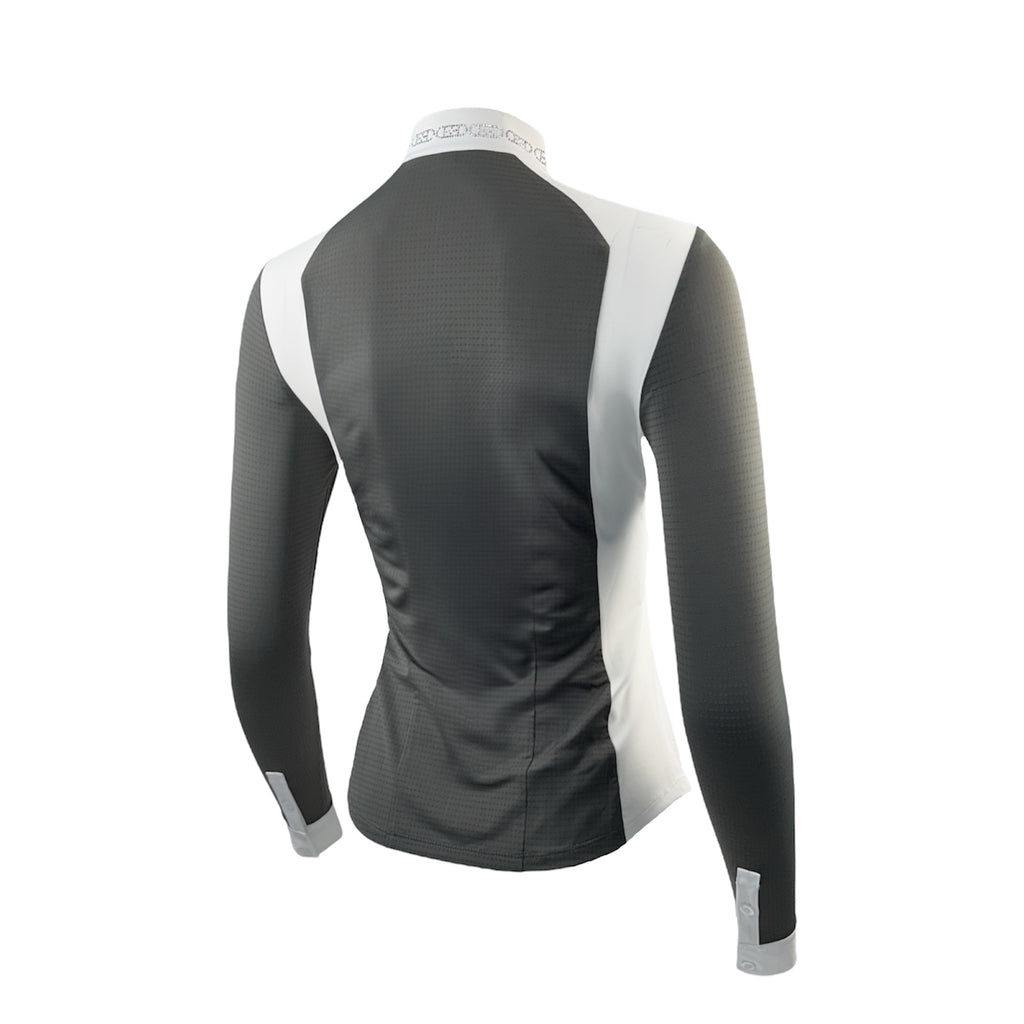 ED-Crystal Chain Turniershirt Long palm green