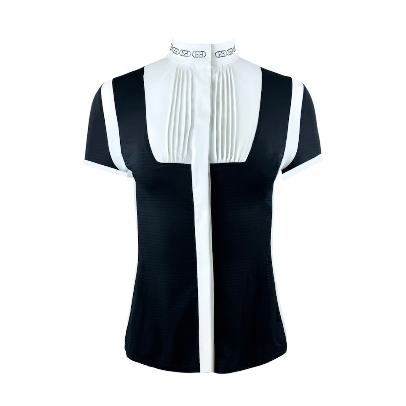 ED-Crystal Chain Turniershirt Short dark navy