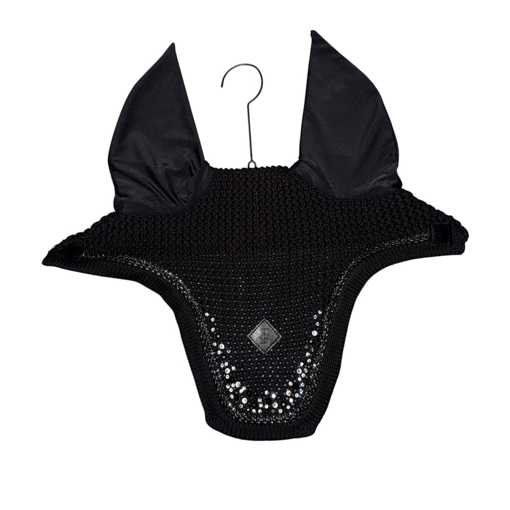 ED-Crystal Rain Fliegenmütze schwarz silber