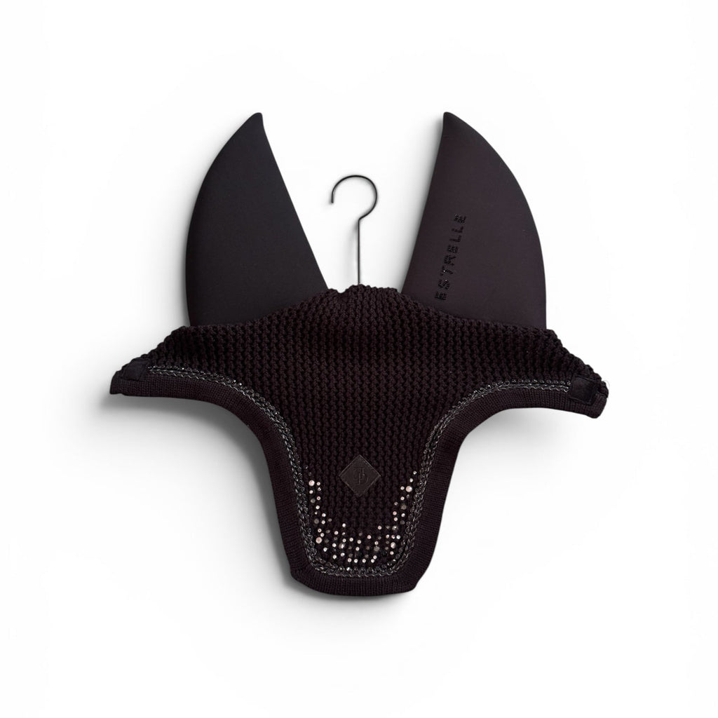 ED-Crystal Rain Fliegenmütze schwarz silber