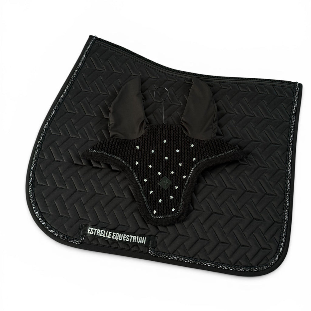ED-Crystal Star Set black/ silver